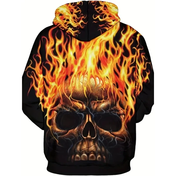 Hot sale Men's hoodies 3D digital printing Long sleeve polyester hooded clothing High Quality Men clothing - Image 4