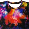 Unisex 3D Printed Casual Short Sleeve Shirts Colorful Space Graphic Tees Men Women Teens 100% Polyester Short Length - Image 5
