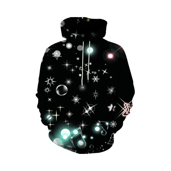 High Quality Unisex Oversized Graphic Hoodies 3D Cool Design Polyester Print Colorful Terry Sweatshirt for Supply
